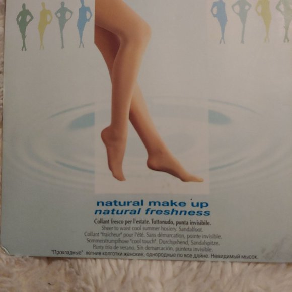 Oroblu GEO Freshness Transparent Cool Touch Sheer to Waist Sandal Toe - Picture 4 of 6